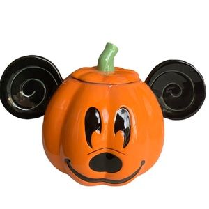 Disney Halloween Mickey Pumpkin Canister Jar